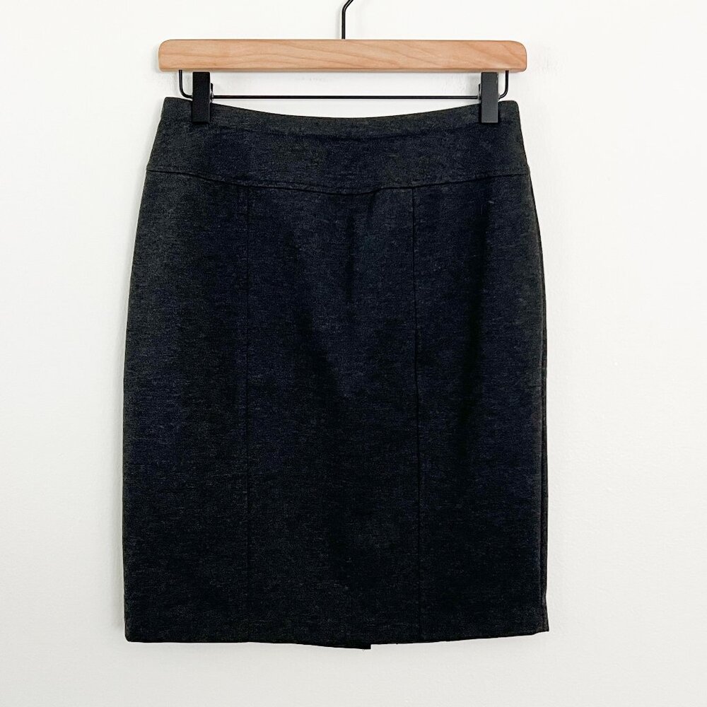 ellen tracy / charcoal gray pencil skirt S